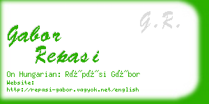 gabor repasi business card